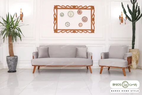مبل راحتی ۴ نفره نیم ست لیما باروس