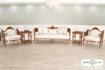 مبلمان ۱۰ نفره ترکیبی کلاسیک و راحتی مهسا و کاجی باروس (18)