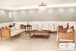 مبلمان ۱۰ نفره ترکیبی کلاسیک و راحتی مهسا و کاجی باروس (2)