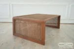 میز جلو مبلی و عسلی چوبی حصیری پوکو کد ۲ (5)
