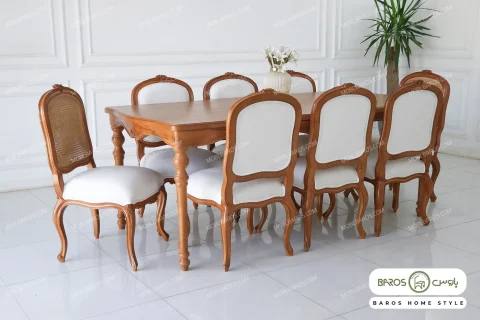 میز ناهار خوری چوبی کمند باروس (6)