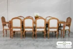 میز ناهار خوری چوبی کمند کد 2 مبل باروس (2)