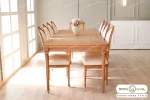 میز ناهارخوری چوبی کاجی کد ۳۰ باروس (4)