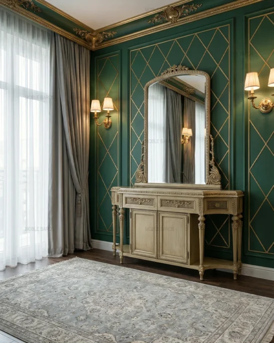 میز کنسول سلطنتی هوفر با آینه