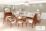 ست مبلمان کینگ با بنچ جدید و صندلی صبا باروس (2)