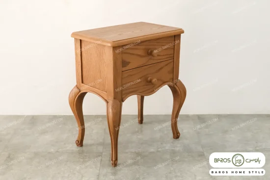 سرویس خواب دو نفره چوبی شاین کد 22 باروس 548 (13)