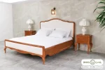 سرویس خواب دو نفره چوبی شاین کد 22 مبل باروس (1)