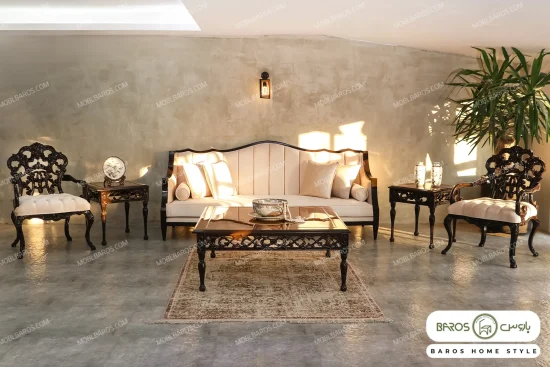 مبل نئوکلاسیک ۷ نفره کینگ و دایمند باروس (10)