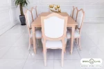 مبل نیم ست + میز ناهار خوری ۸ نفره و جلومبلی عسلی آماده ارسال باروس (6)