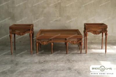 میز جلو مبلی و عسلی جدید لیزنا طرح ۲ باروس (1)