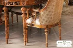 میز ناهار خوری منبتی اولگا کد 2 خرید مبل باروس (4)