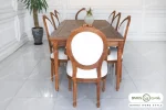 میز ناهار خوری چوبی کاجی کد ۳۳ باروس04 (3)