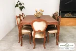 میز ناهارخوری رومینا با صندلی شهرزاد کد ۲ باروس (5)