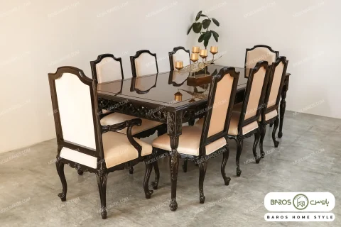 میز ناهارخوری ساوین با صندلی رومینا باروس (3)