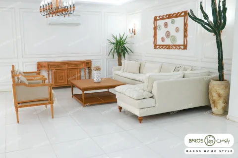 ست مبلمان راحتی ال دکورا و تک نفره کاجی باروس01 (2)