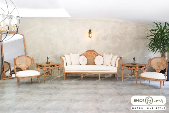 ست مبلمان کاجی مصری کد ۱۳ باروس (10)