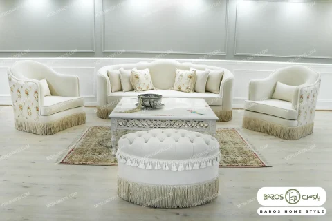 مبل راحتی شیک ۵ نفره صبا کد ۳ باروس (4)