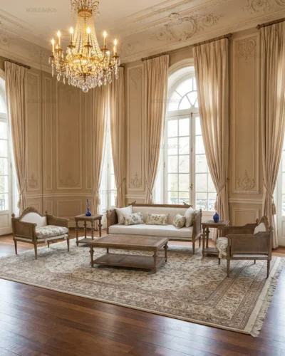 مبل نیم ست کلاسیک کاجی کد ۸ (1)