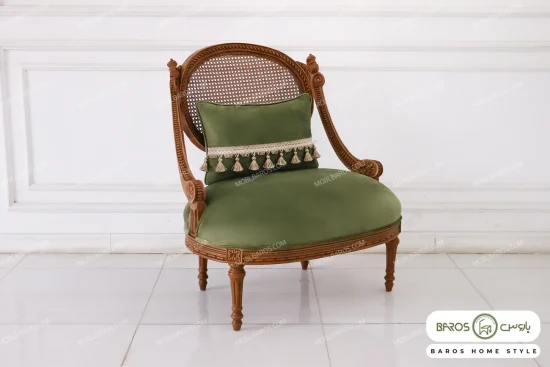 مبل کلاسیک ۱۰ نفره کاجی و چستر نیکا و کینگ کد ۲ باروس (3)