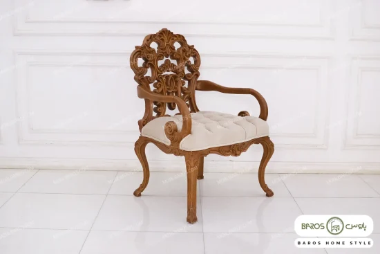 مبل کلاسیک ۱۰ نفره کاجی و چستر نیکا و کینگ کد ۲ باروس (6)