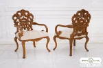 مبل کلاسیک ۱۰ نفره کاجی و چستر نیکا و کینگ کد ۲ باروس (7)