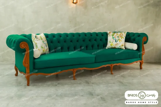 کاناپه چستر راحتی نیکا ۴ نفره