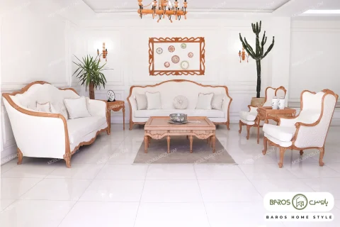 مدل مبل کلاسیک ساوین ۸ نفره باروس 12 (4)