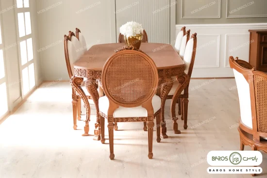 مدل میز ناهار خوری الینا کد ۱۰ باروس (7)