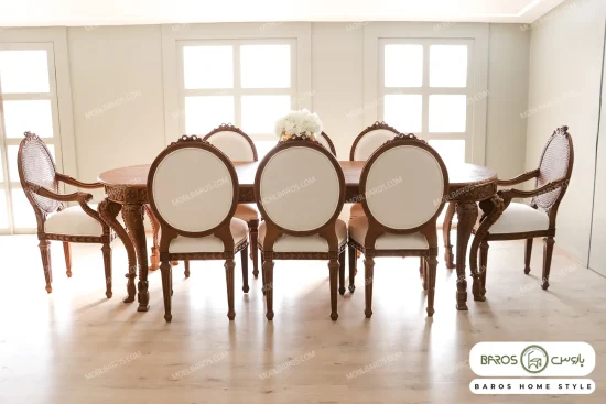 مدل میز ناهار خوری الینا کد ۱۰ باروس (8)