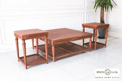 میز جلو مبلی و عسلی کاجی کد ۱۰ باروس (1)