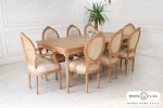میز ناهار خوری چوبی کاجی کد ۳۶ باروس (2)
