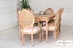 میز ناهار خوری چوبی کاجی کد ۳۶ باروس (3)