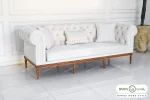 کاناپه راحتی چستر جورجیا با پایه لویی باروس (2)