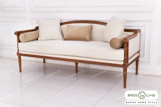 کاناپه و مبل نئوکلاسیک و جدید کاجی کد ۳ باروس (1)