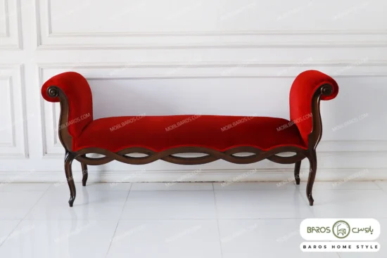 شزلون بنچ و پاف راحتی مدرن یاقوتی (1)
