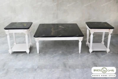 میز جلو مبلی و عسلی کاجی کد ۱۲ (1)