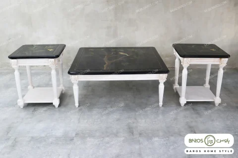 میز جلو مبلی و عسلی کاجی کد ۱۲ (1)