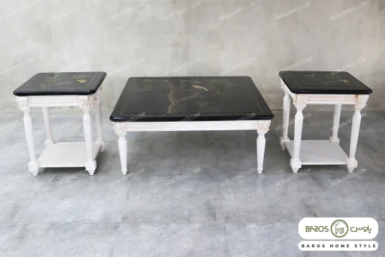 میز جلو مبلی و عسلی کاجی کد ۱۲ (1)