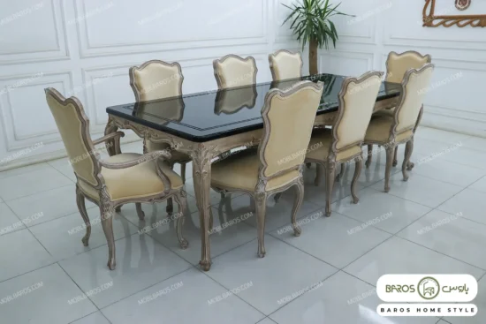 میز ناهار خوری ساوین کد ۱ ۷ باروس (3)