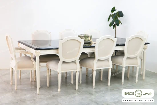 میز ناهار خوری چوبی کاجی کد ۳۸ (3)