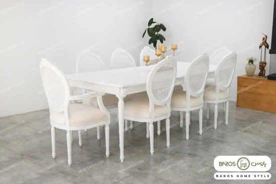 میز ناهارخوری چوبی کاجی کد ۳۰ (1)