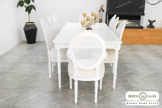 میز ناهارخوری چوبی کاجی کد ۳۰ (3)