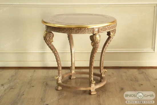 میز جلو مبلی و عسلی مدل الینا با صفحه معرق