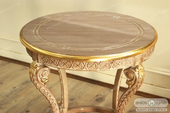 میز جلو مبلی و عسلی مدل الینا با صفحه معرق