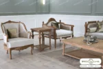ست مبلمان ۸ نفره کاجی مصری و پرنس باروس (3)