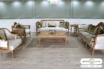 ست مبلمان ۸ نفره کاجی مصری و پرنس باروس (4)