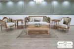 ست مبلمان ۸ نفره کاجی مصری و پرنس باروس (6)