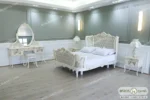 سرویس خواب دو نفره چوبی مبینا کد ۳ باروس (1)
