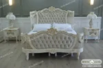 سرویس خواب دو نفره چوبی مبینا کد ۳ باروس (3)