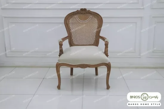 مبل تک نفره کلاسیک مرجان کد ۳ باروس0 (2)
